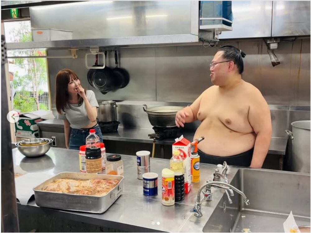 東浪と玉ノ井部屋の画像です