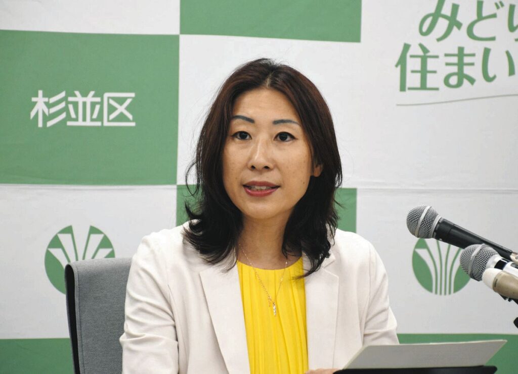 岸本聡子氏の画像です